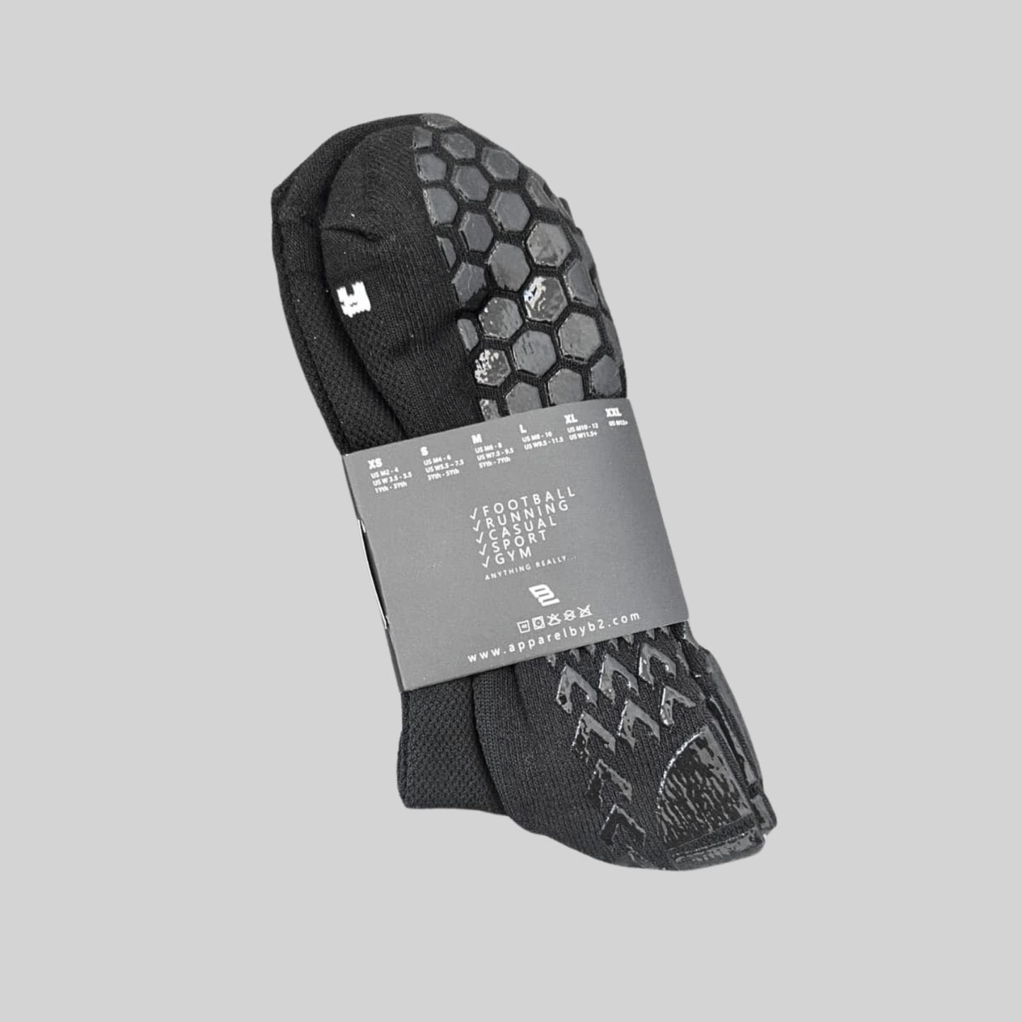 S.1.0 Grip Socks - Triple Black